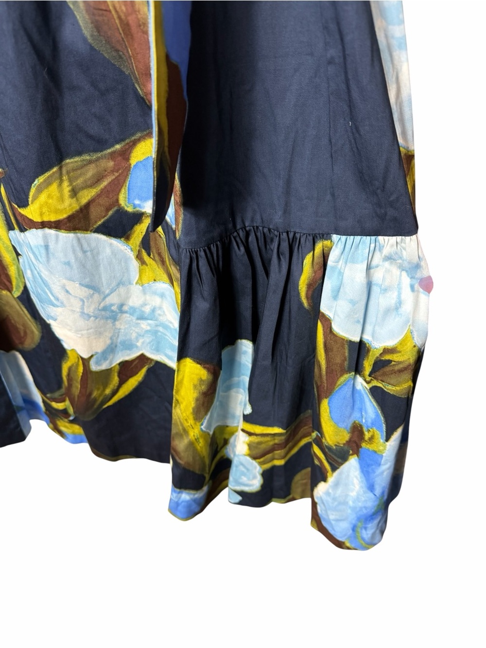 Donna Karan SLEEVELESS WRAP-EFFECT MIDI DRESS Nightfall Size 8 - Picture 5 of 9